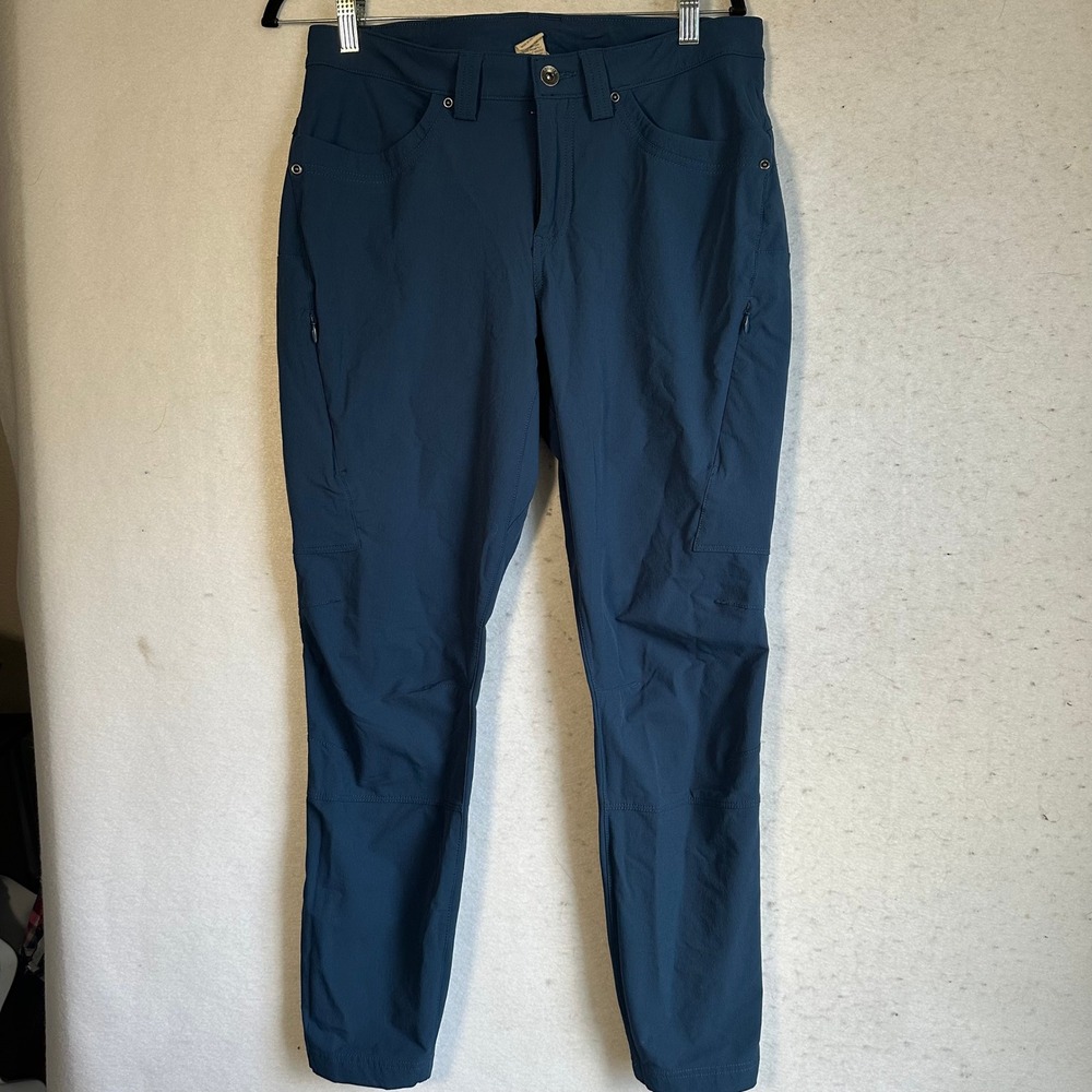 Duluth Trading Co Flexpedition Slim Leg Pants Blue Teal Women‎ 10 Short 84814A